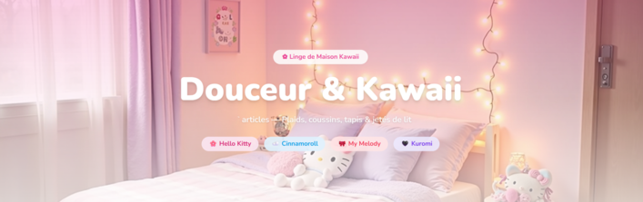 kawaii linge bannière